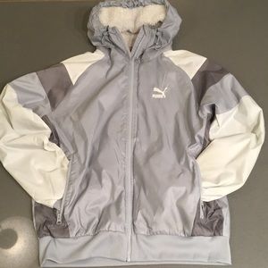 Sheepskin Puma Hoodie Jacket